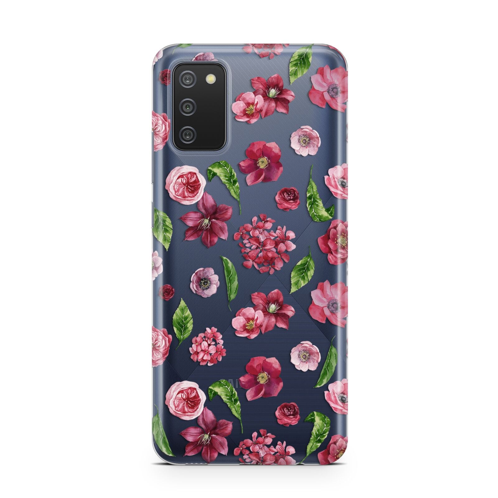 Pink Floral Samsung A02s Case