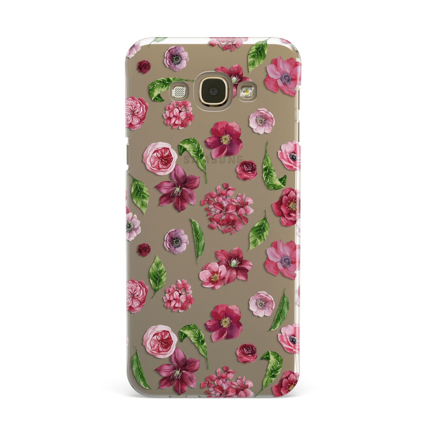 Pink Floral Samsung Galaxy A8 Case