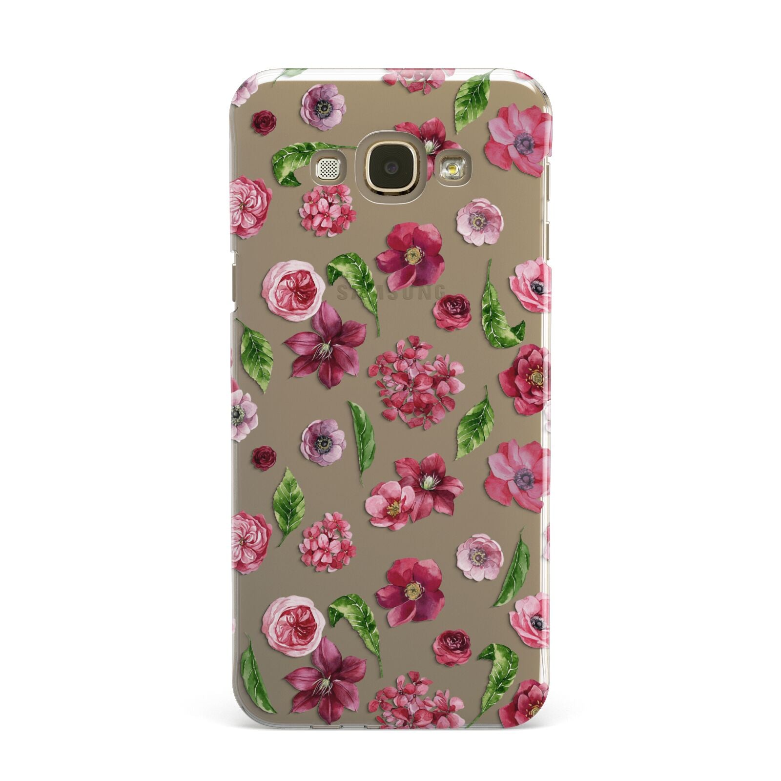 Pink Floral Samsung Galaxy A8 Case