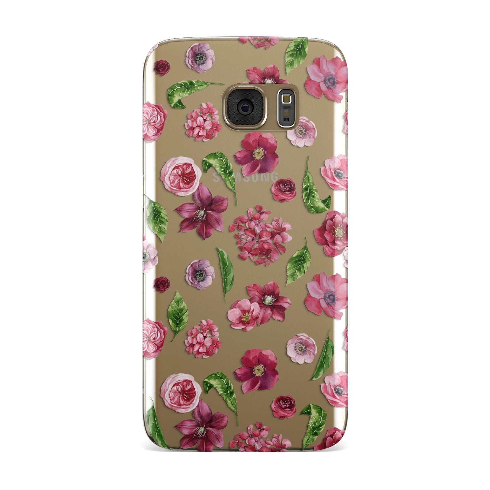 Pink Floral Samsung Galaxy Case