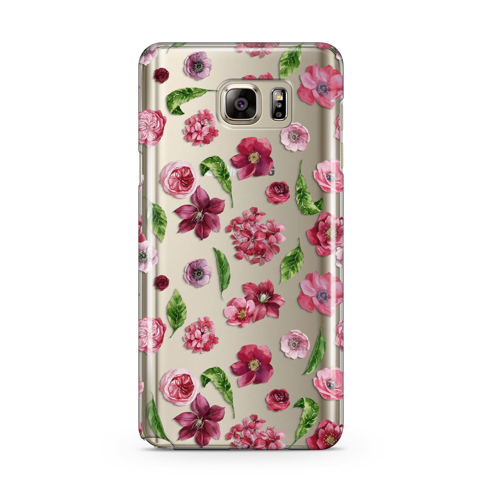 Pink Floral Samsung Galaxy Note 5 Case
