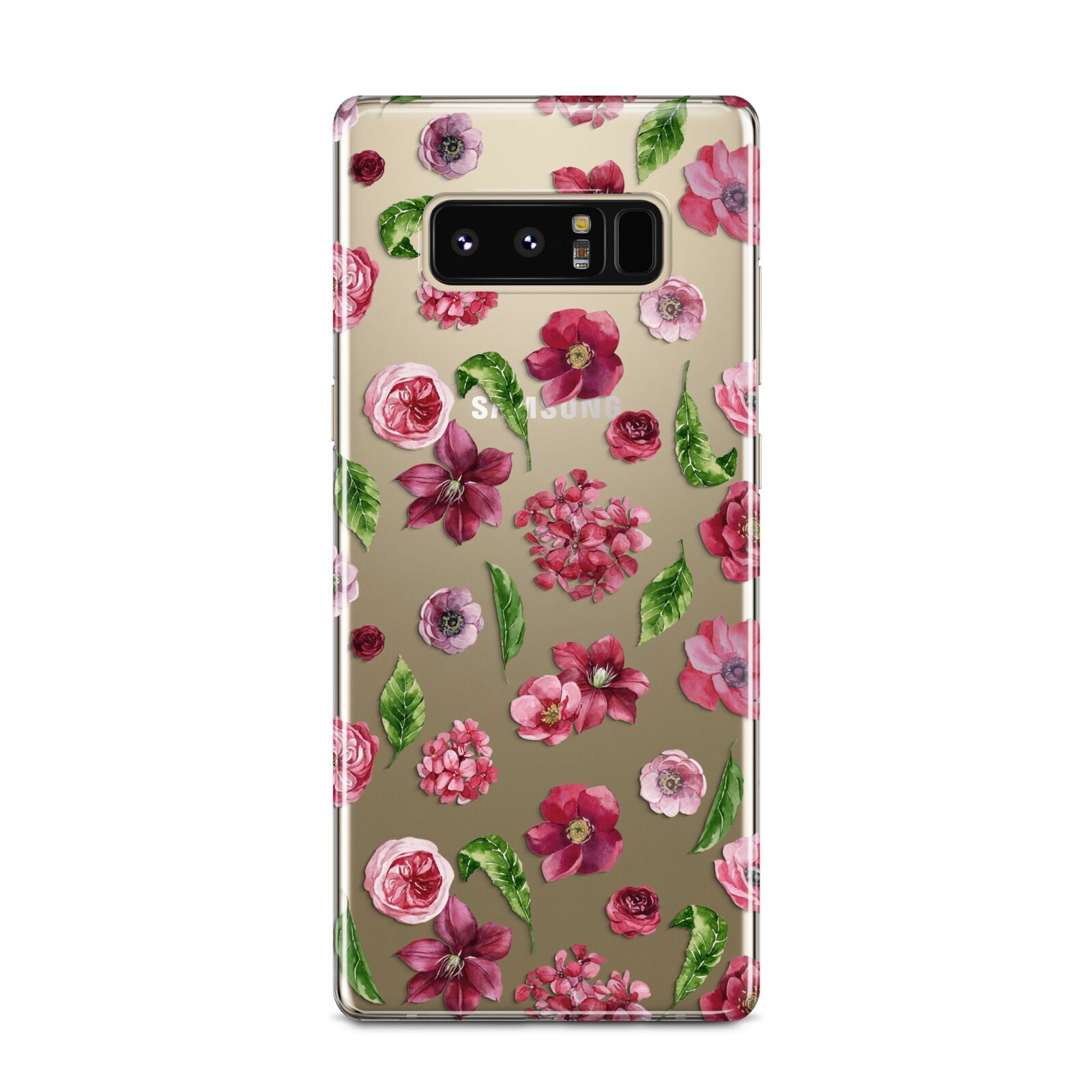Pink Floral Samsung Galaxy Note 8 Case