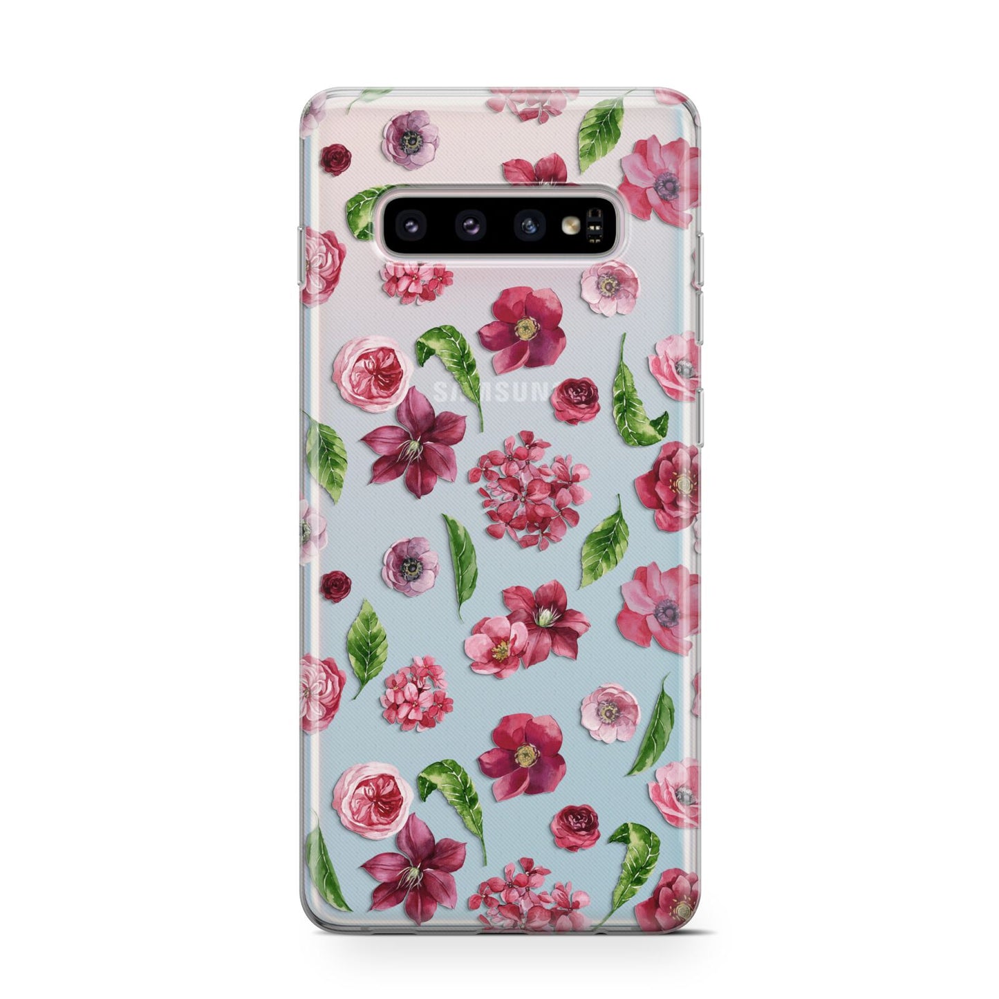 Pink Floral Samsung Galaxy S10 Case