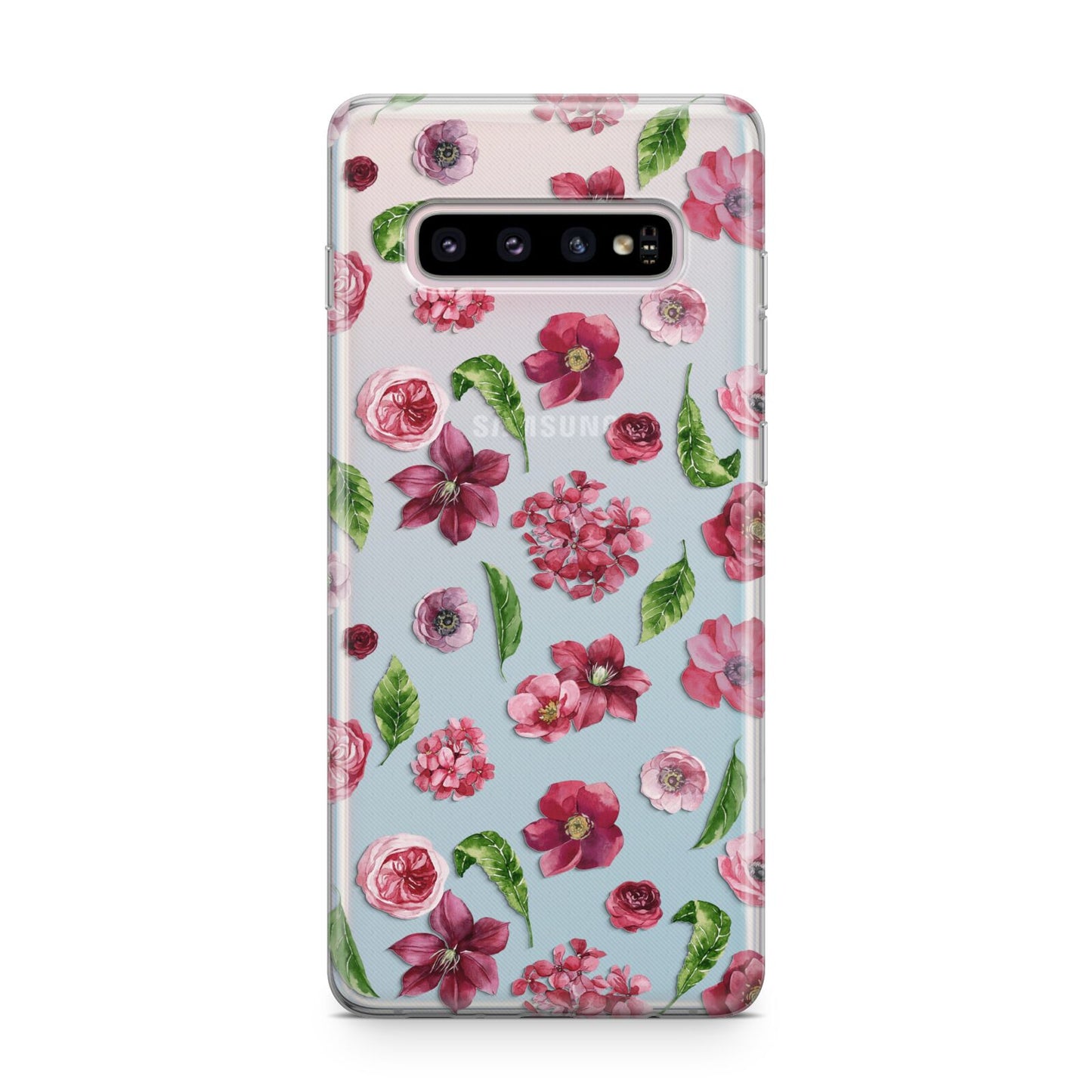 Pink Floral Samsung Galaxy S10 Plus Case