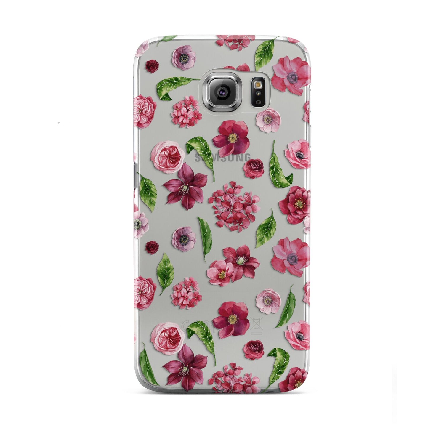 Pink Floral Samsung Galaxy S6 Case