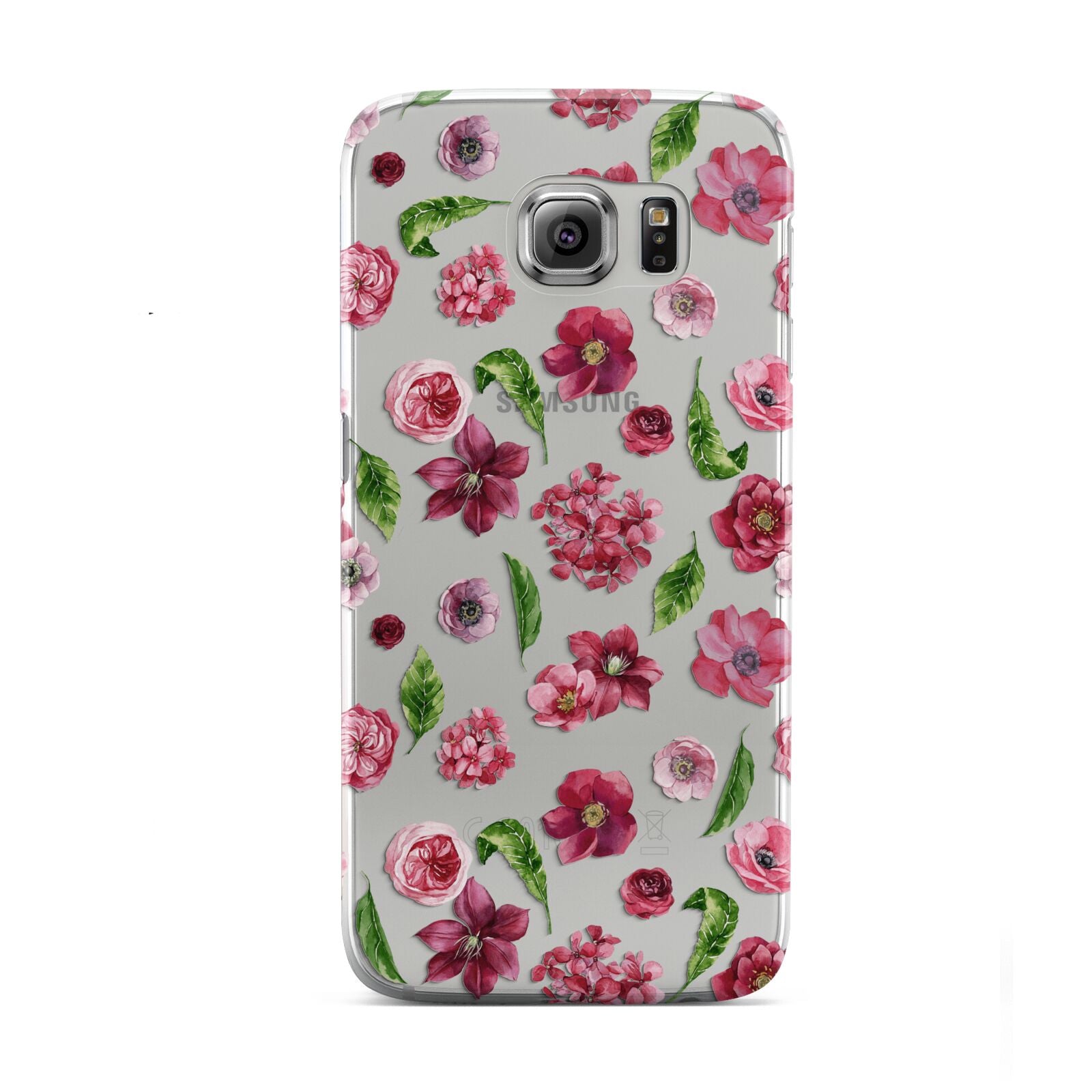 Pink Floral Samsung Galaxy S6 Case