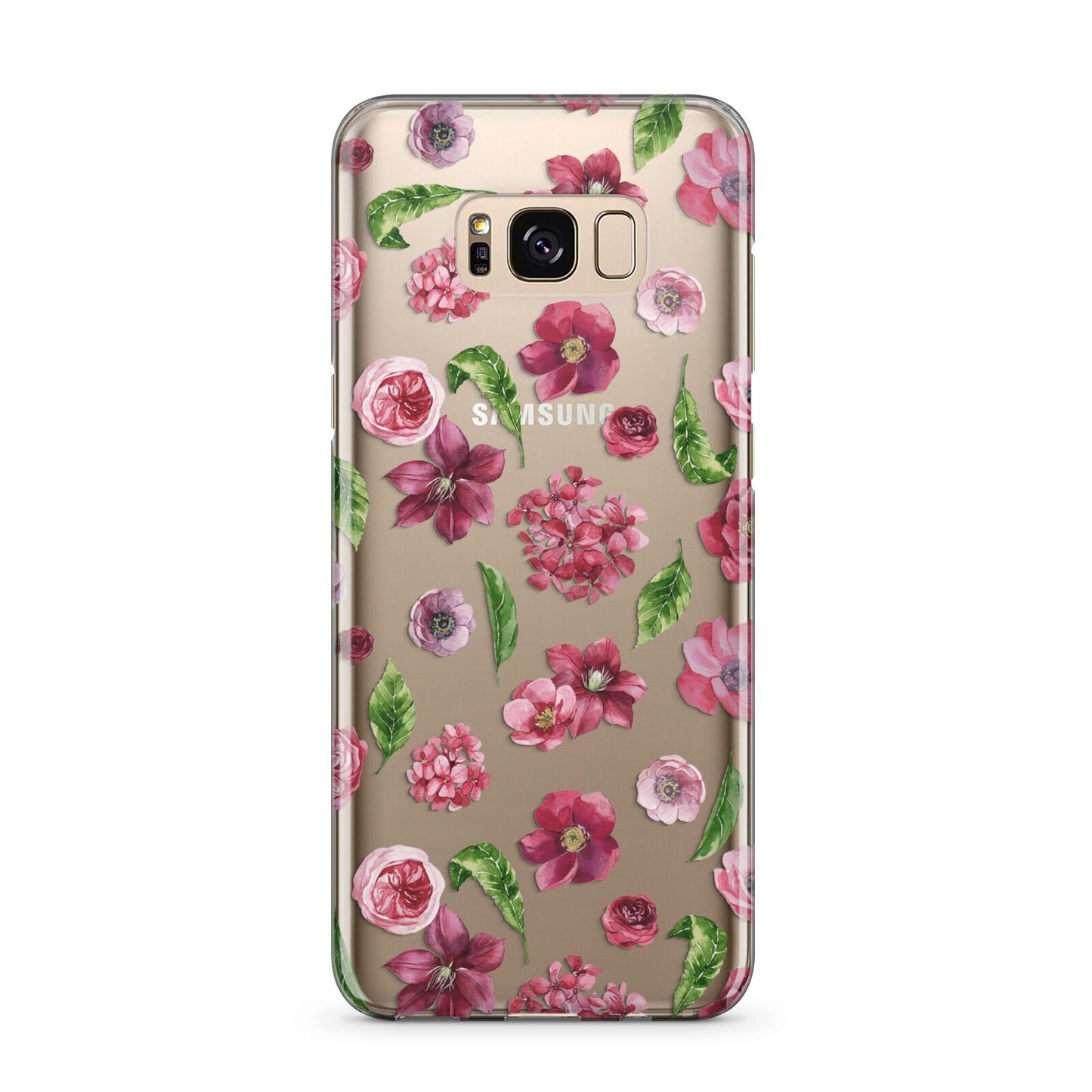 Pink Floral Samsung Galaxy S8 Plus Case