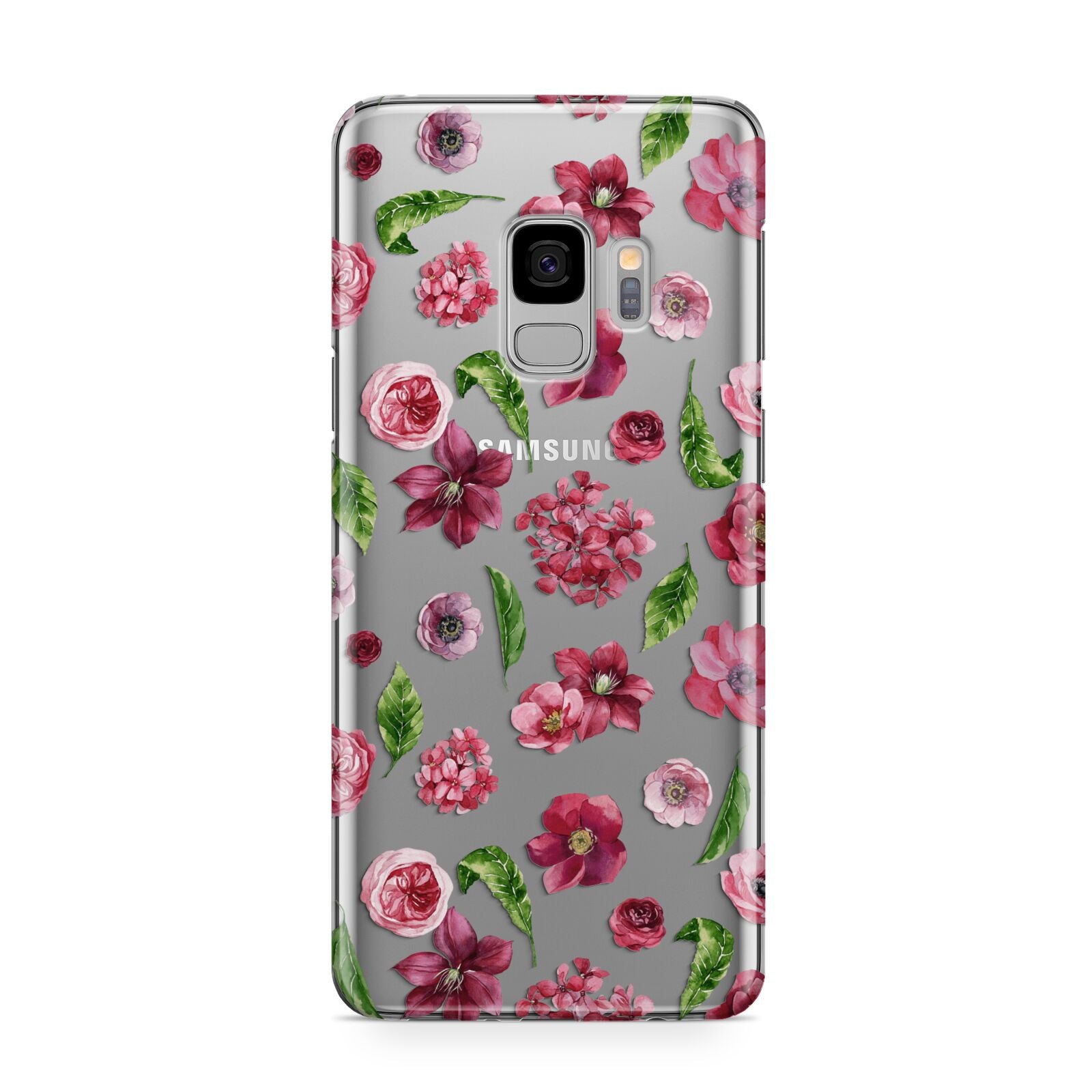 Pink Floral Samsung Galaxy S9 Case