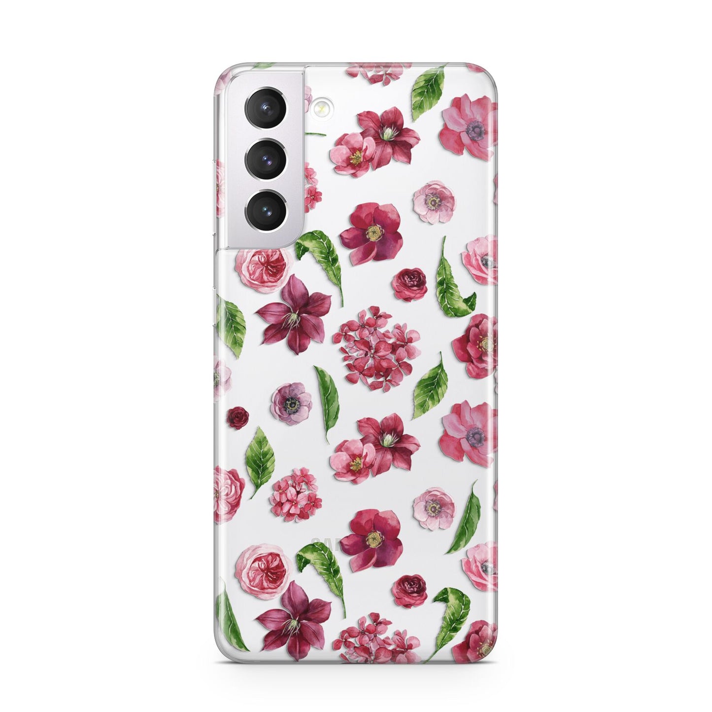 Pink Floral Samsung S21 Case