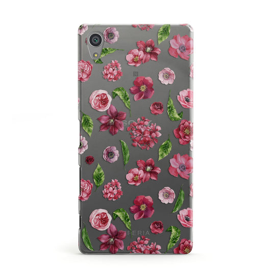Pink Floral Sony Xperia Case