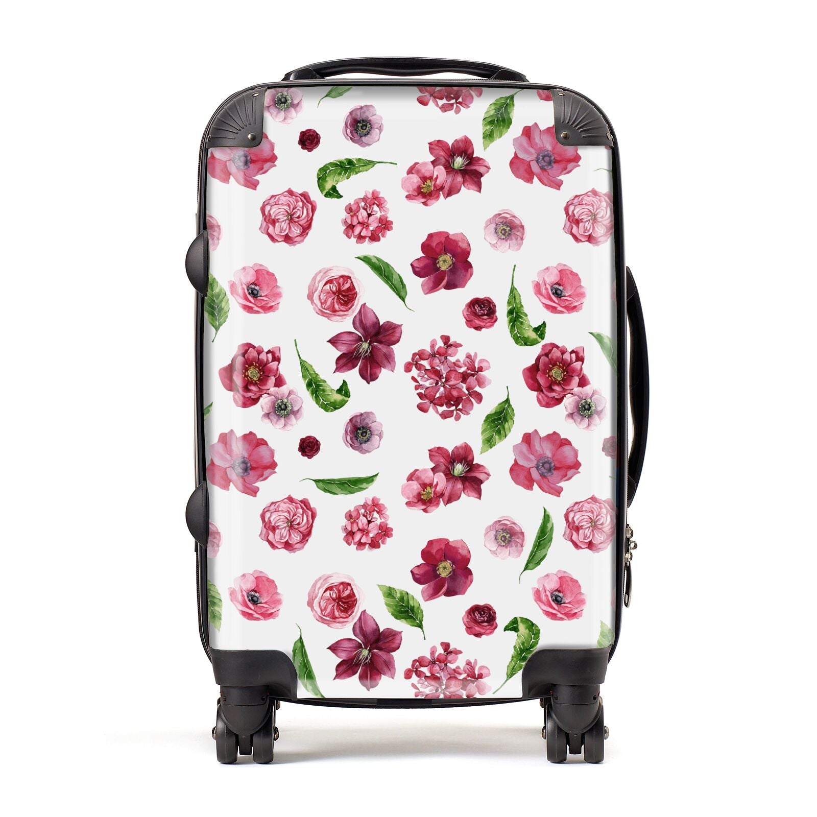 Pink Floral Suitcase