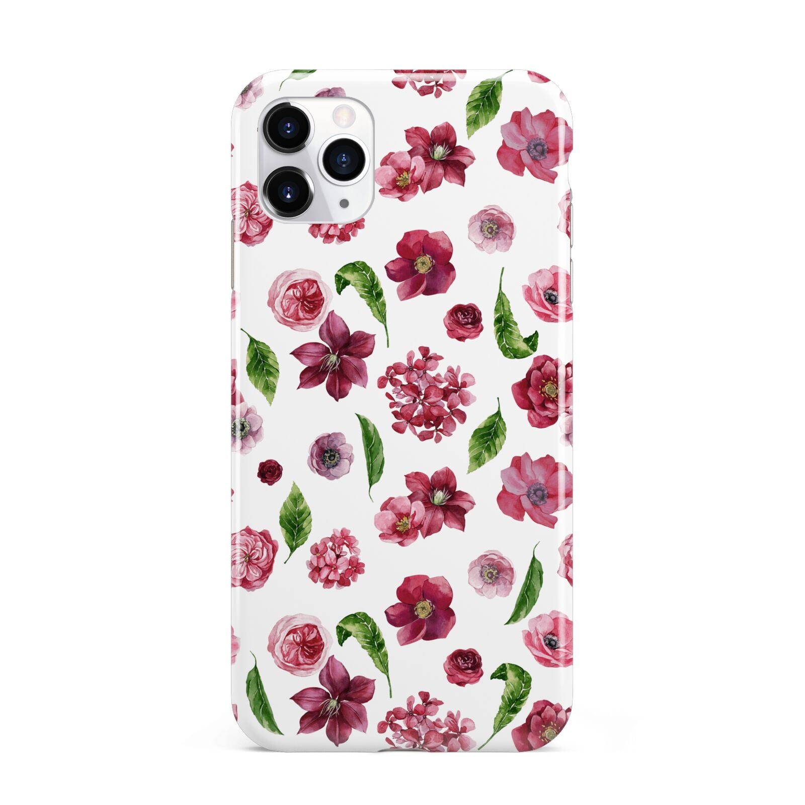 Pink Floral iPhone 11 Pro Max 3D Tough Case