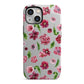 Pink Floral iPhone 13 Mini Full Wrap 3D Tough Case