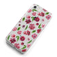 Pink Floral iPhone 8 Bumper Case on Silver iPhone Alternative Image