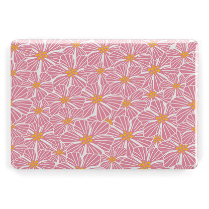 Pink Flowers Apple MacBook Case