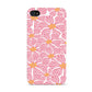 Pink Flowers Apple iPhone 4s Case