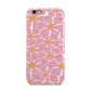 Pink Flowers Apple iPhone 6 3D Tough Case