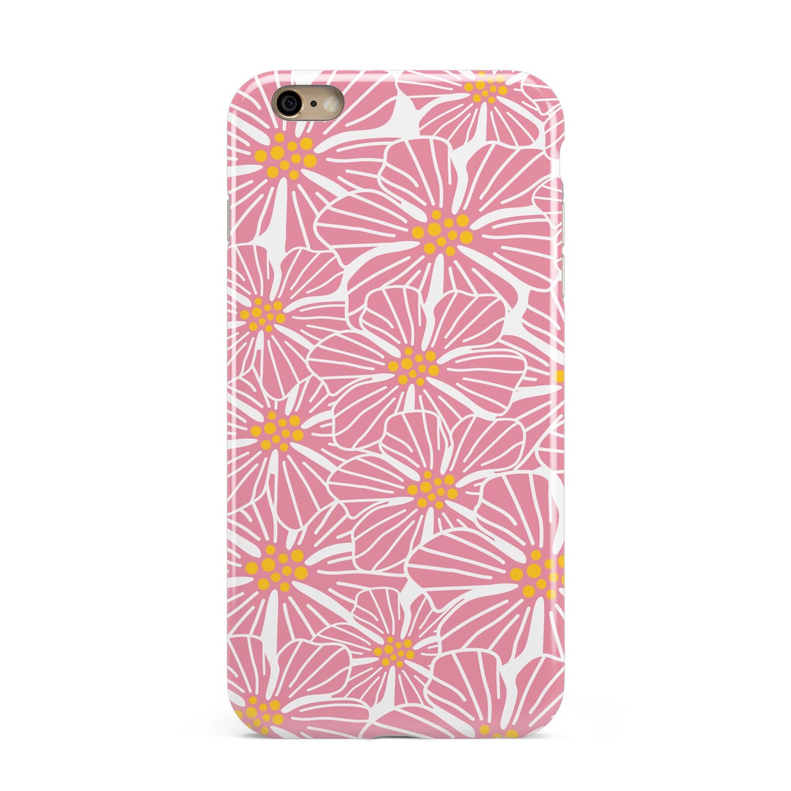 Pink Flowers Apple iPhone 6 Plus 3D Tough Case