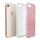 Pink Flowers Apple iPhone 7 8 3D Tough Case Expanded View