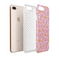 Pink Flowers Apple iPhone 7 8 Plus 3D Tough Case Expanded View