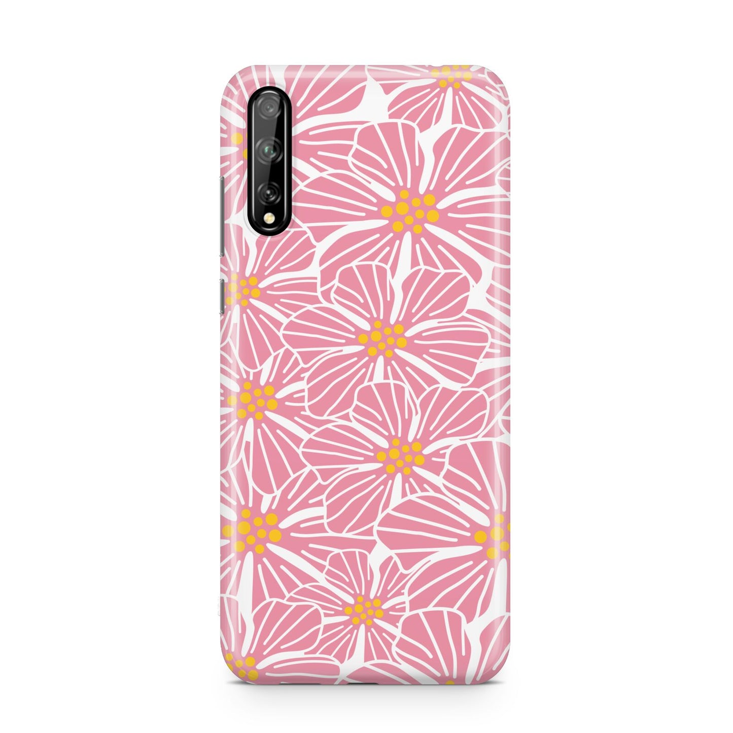 Pink Flowers Huawei Enjoy 10s Phone Case