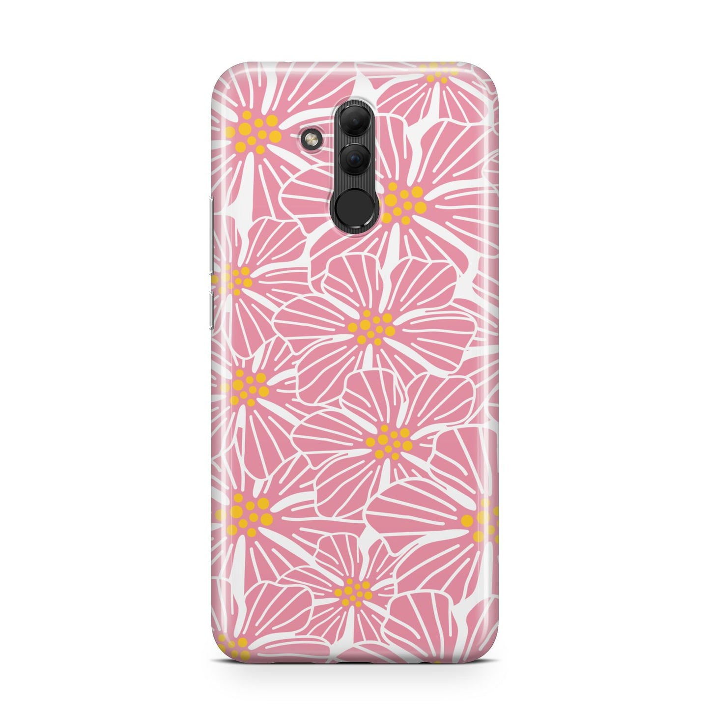 Pink Flowers Huawei Mate 20 Lite