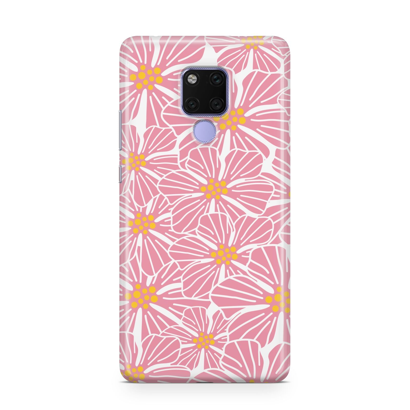 Pink Flowers Huawei Mate 20X Phone Case