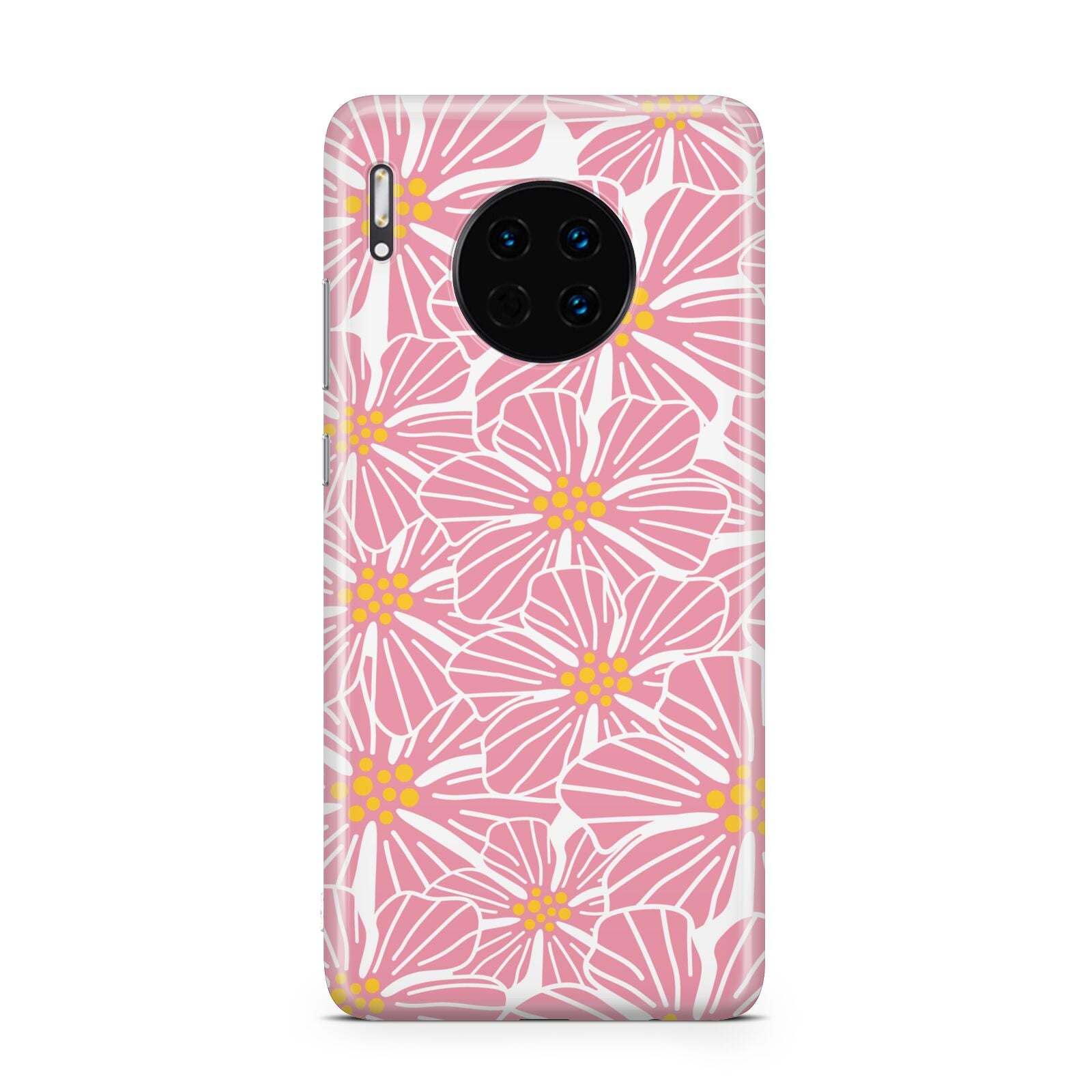 Pink Flowers Huawei Mate 30
