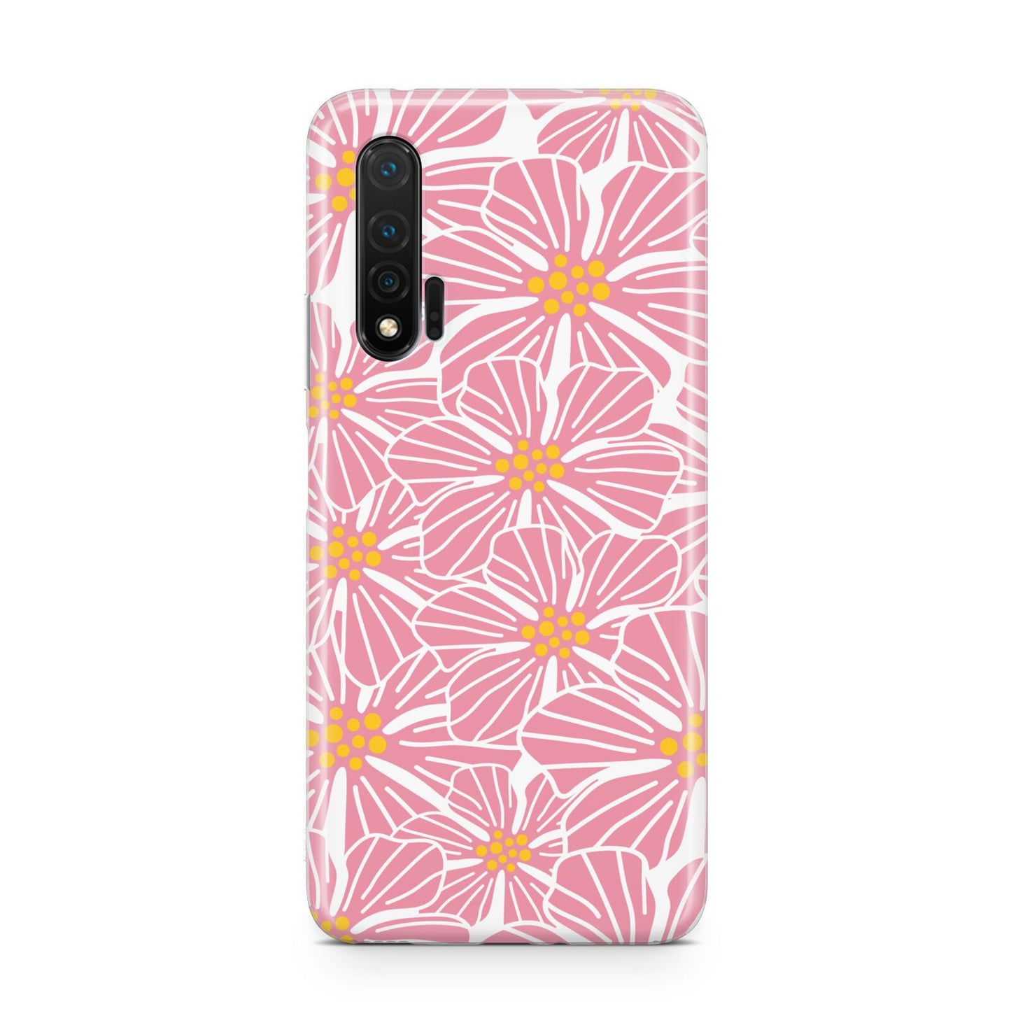 Pink Flowers Huawei Nova 6 Phone Case