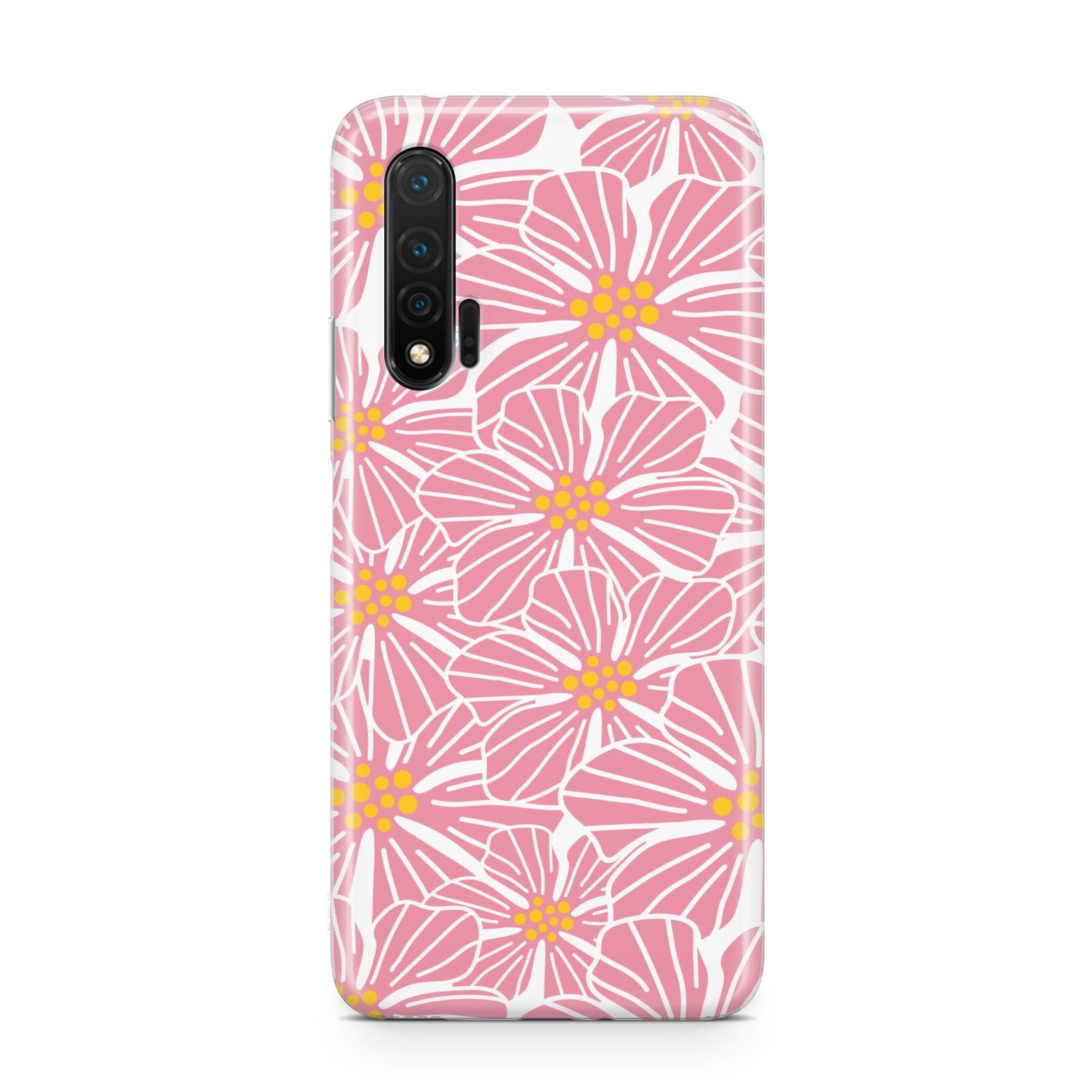 Pink Flowers Huawei Nova 6 Phone Case