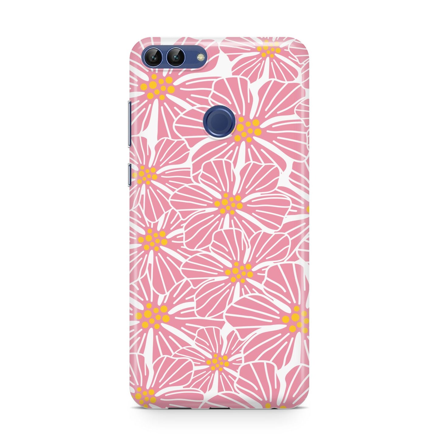 Pink Flowers Huawei P Smart Case