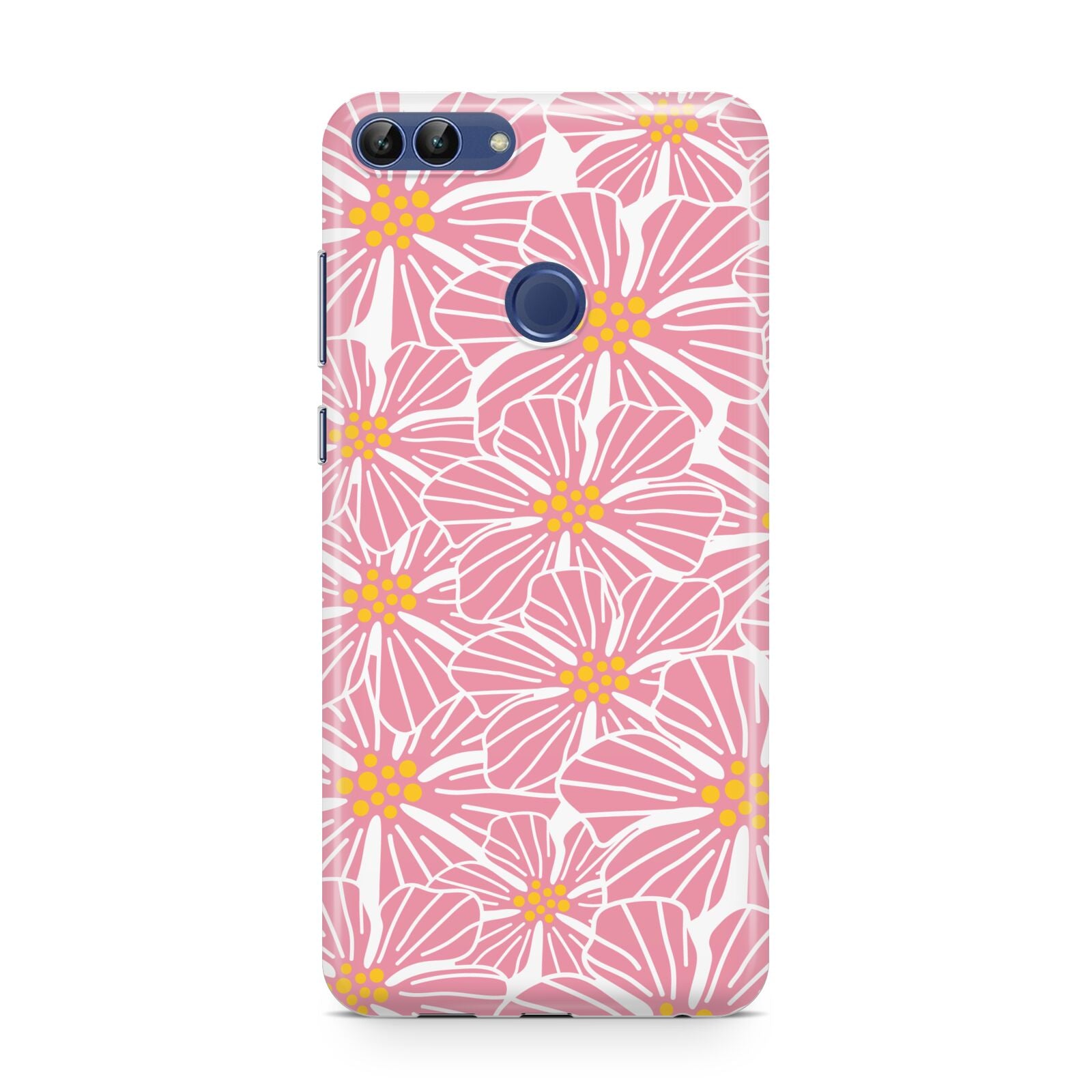 Pink Flowers Huawei P Smart Case
