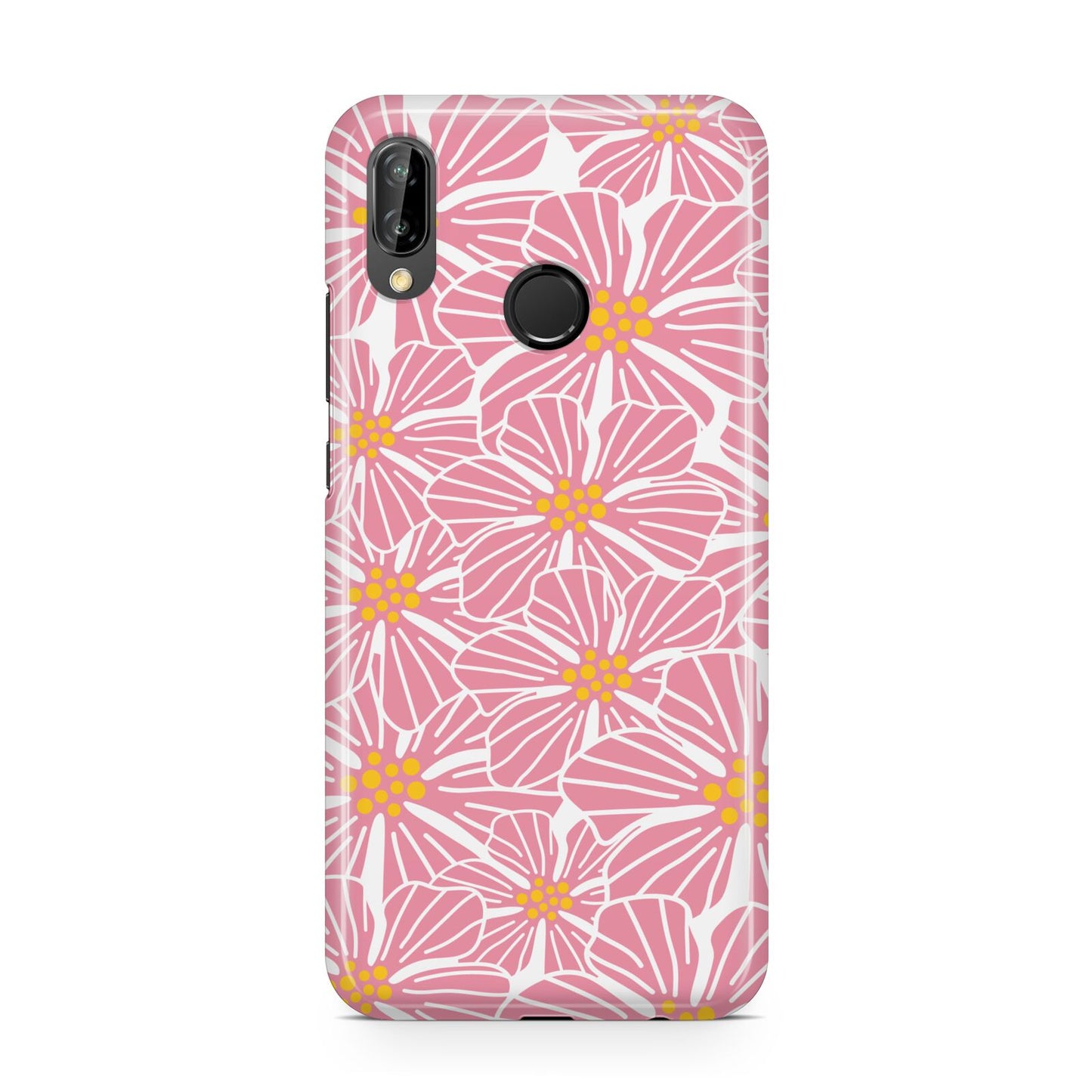Pink Flowers Huawei P20 Lite Phone Case