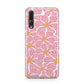 Pink Flowers Huawei P20 Pro Phone Case