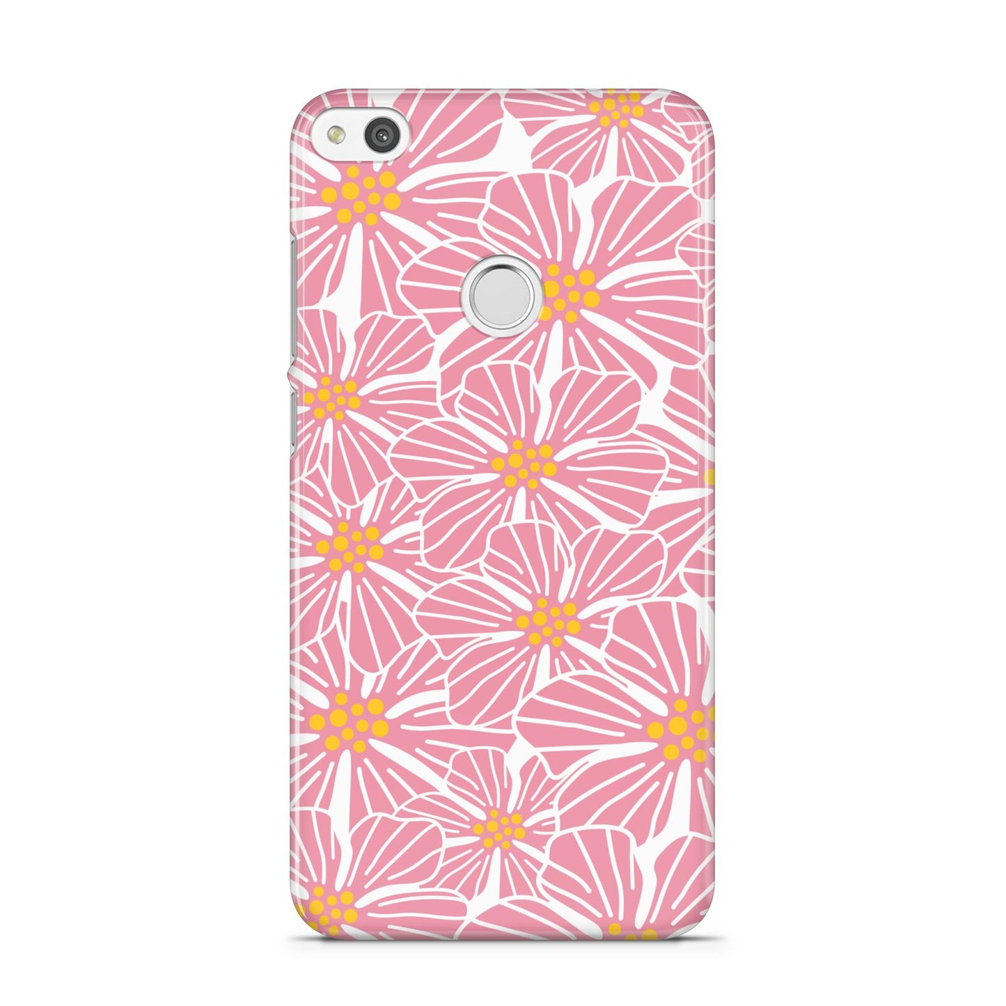 Pink Flowers Huawei P8 Lite Case