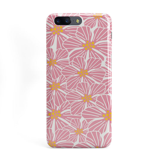 Pink Flowers OnePlus Case