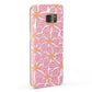 Pink Flowers Samsung Galaxy Case Fourty Five Degrees
