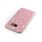 Pink Flowers Samsung Galaxy Case Front Close Up