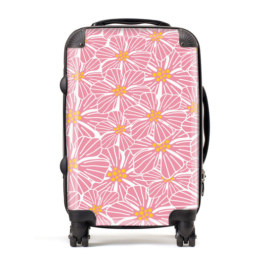 Pink Flowers Suitcase