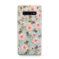 Pink Flowers and Bees Protective Samsung Galaxy Case