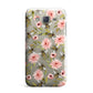 Pink Flowers and Bees Samsung Galaxy J7 Case
