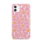 Pink Flowers iPhone 11 3D Tough Case
