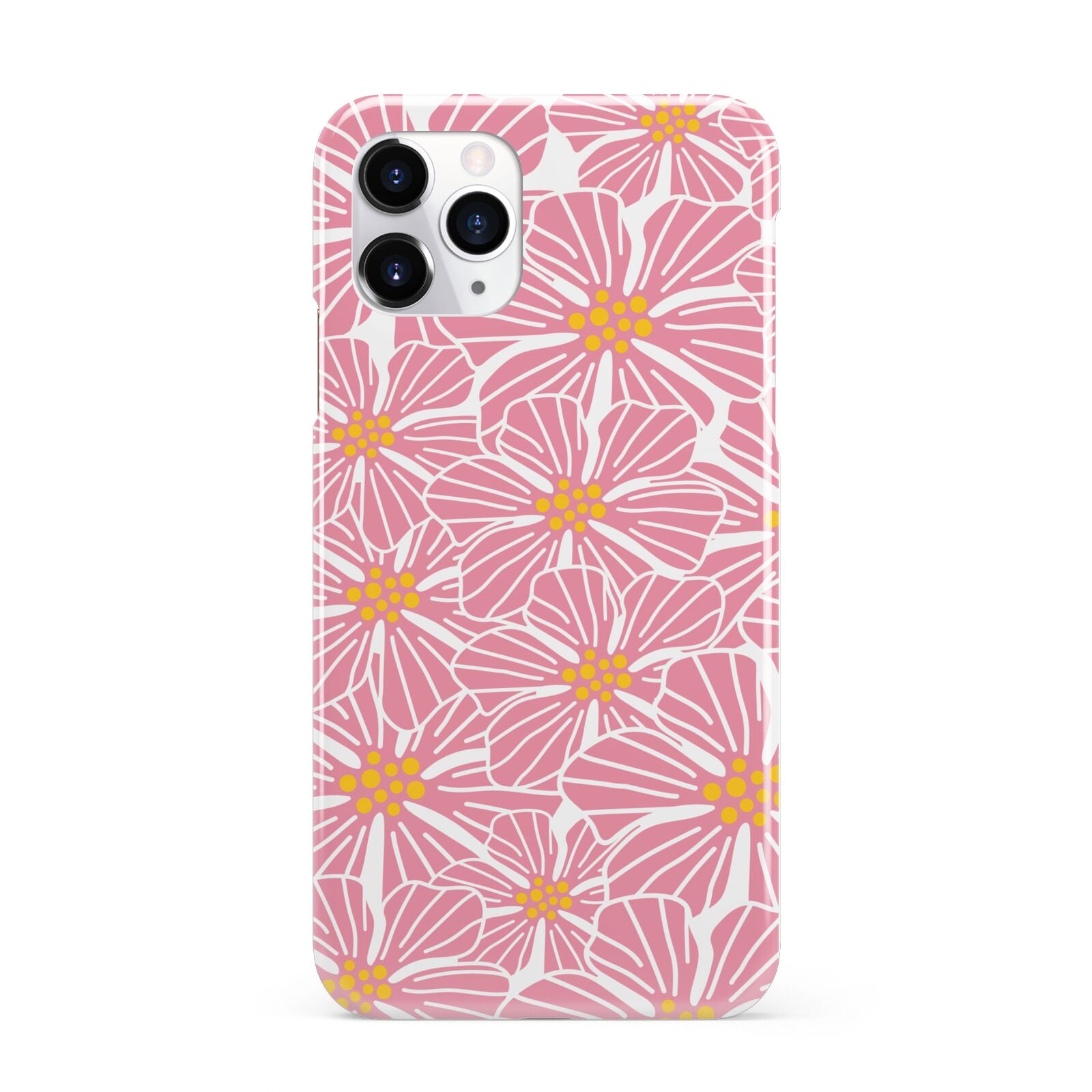 Pink Flowers iPhone 11 Pro 3D Snap Case