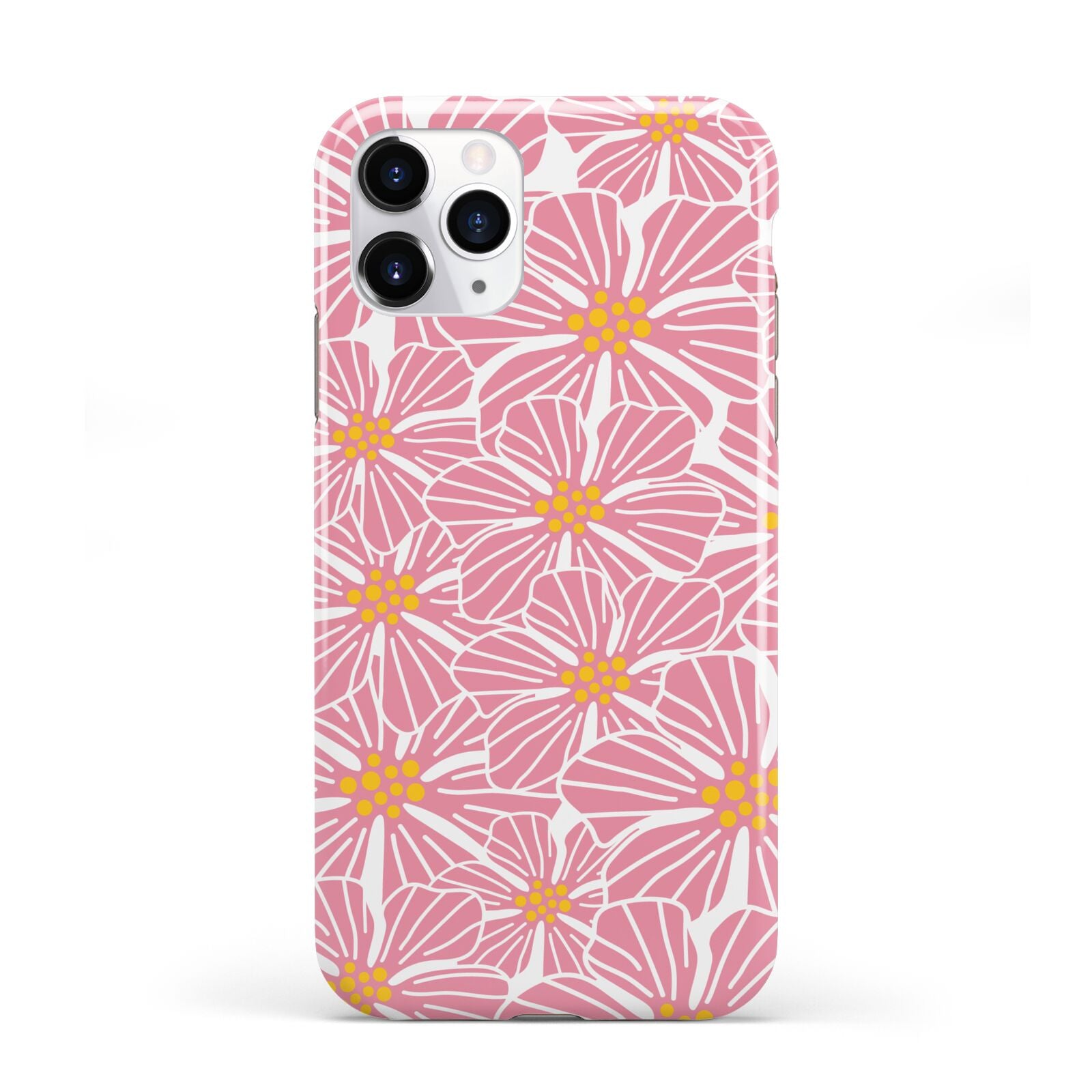 Pink Flowers iPhone 11 Pro 3D Tough Case