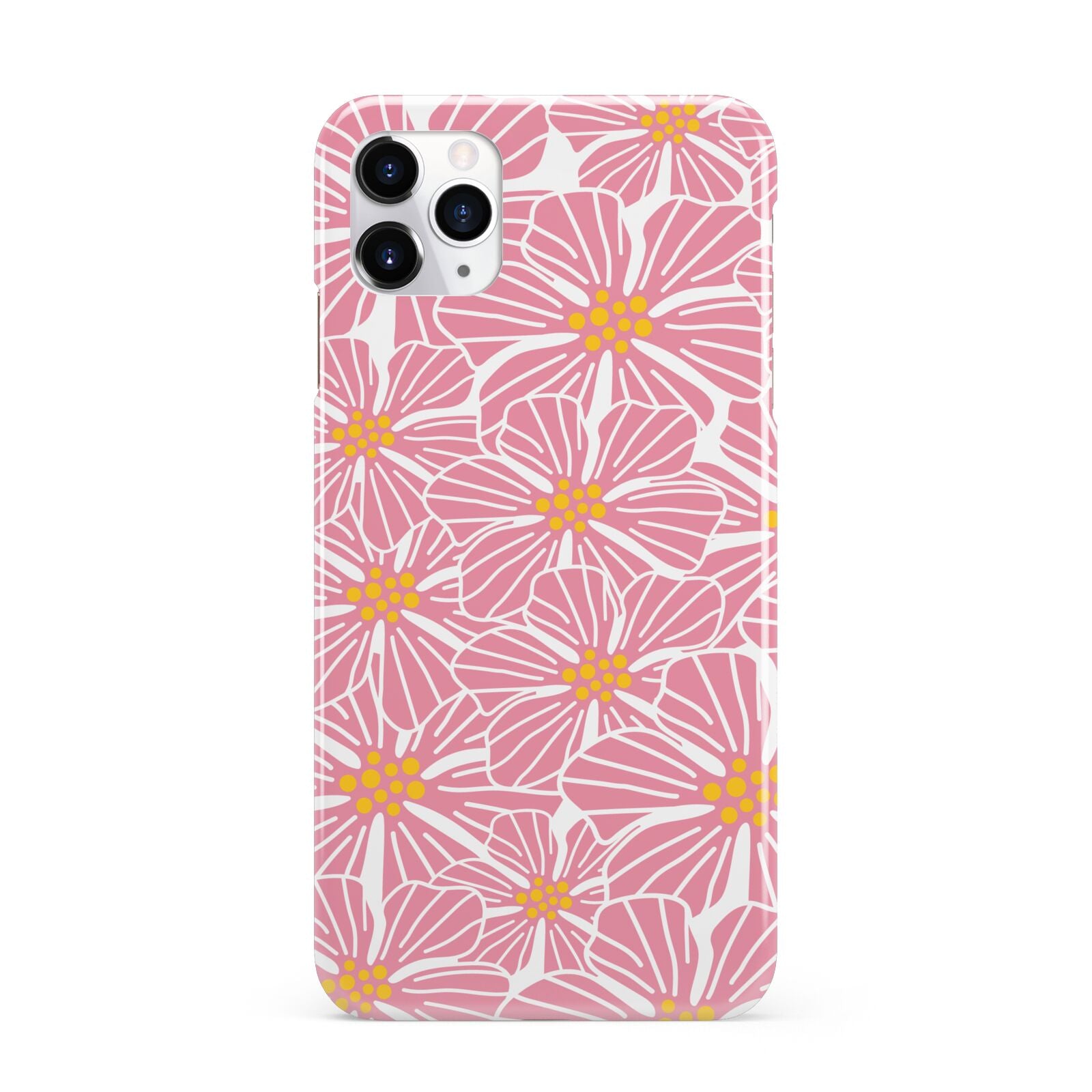 Pink Flowers iPhone 11 Pro Max 3D Snap Case
