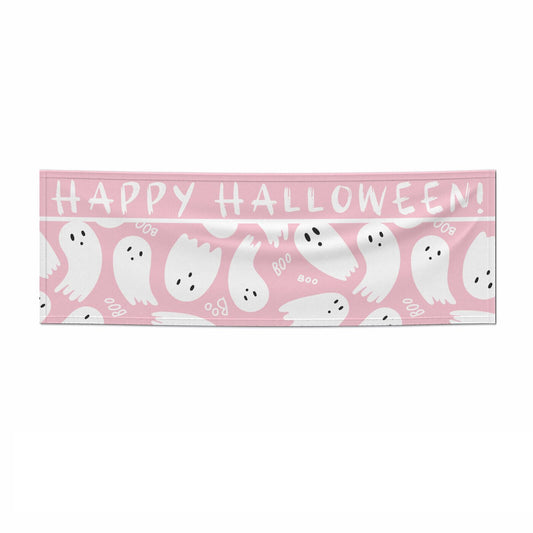 Pink Ghost 6x2 Paper Banner