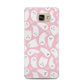 Pink Ghost Samsung Galaxy A5 2016 Case on gold phone