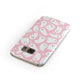 Pink Ghost Samsung Galaxy Case Front Close Up