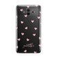 Pink Hearts with Custom Name Huawei Mate 10 Protective Phone Case