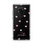 Pink Hearts with Custom Name Huawei Mate 20 Phone Case